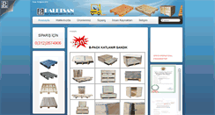 Desktop Screenshot of paletsan.com.tr